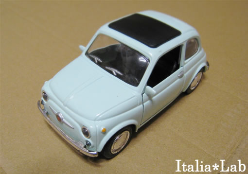 Fiat500のミニカー
