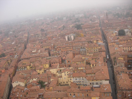 Photo：斜塔からボローニャの街の眺め